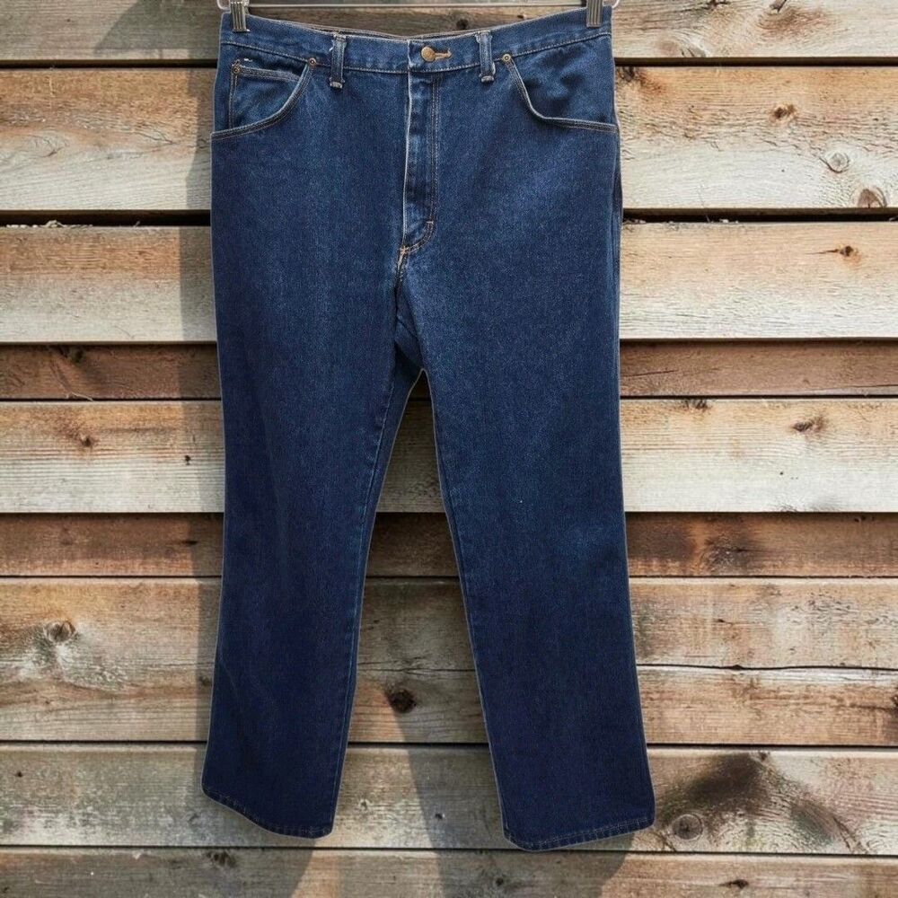 Sedgefield Jeans Mens 36x30 Blue Straight Leg Made in USA Vintage 70s Streetwear